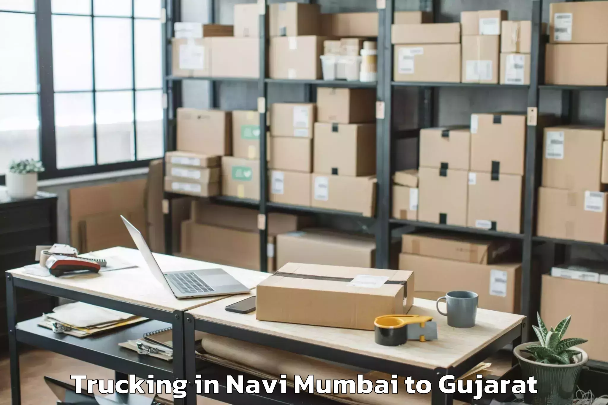 Hassle-Free Navi Mumbai to Valia Trucking